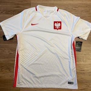 Poland Nike Euro 2016 Jersey Shirt Size XL New With Tags!